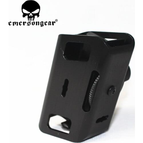 EMERSON IPSC Aluminum 360 Degrees Rotate Magazine Pouch CNC Tactical BELT holster Airsoft Paintball Shooting Pistol Combat