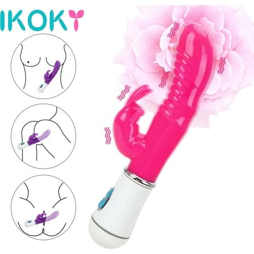 Dildo Vibrator G-spot Massager Female Masturbator Rabbit Vibrators Vagina Clitoris Stimulator Adult Products Sex Toys For Women