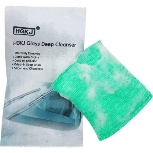 Car Window Glass Deep Cleaner Glass Cleaning Sponge Scratch Remover Liquid Sponge Remove Oil Film Enamel Nano Ceramic Coating