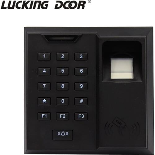 Keypad fingerprint 125Khz RFID Access Control Time attendance password lock fingerprint lock integrated machine key 500 user