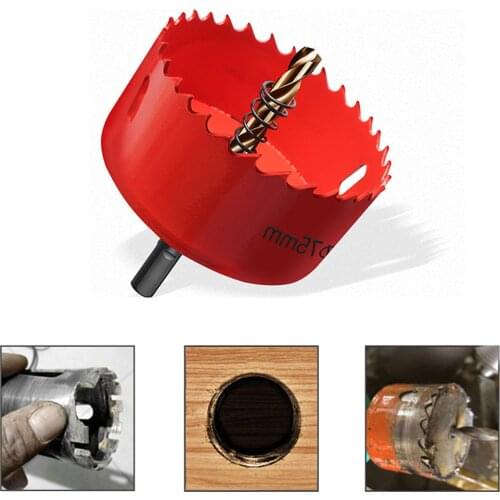 Multifunction Wood Hole Saws Bit for Woodworking DIY Wood Cutter Drill Bit DIY Tool Accessories 55-75mm Bi-Metal Hole Saw Cutter