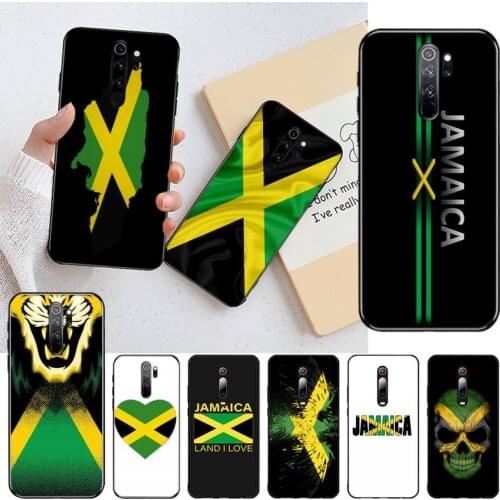 CUTEWANAN Jamaica Jamaican Flag Soft Phone Cover for Redmi Note 9 8 8T 8A 7 6 6A Go Pro Max Redmi 9 K20
