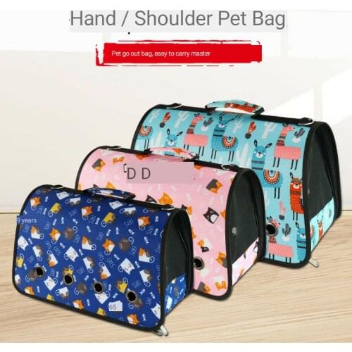 New eight hole breathable portable pet bag out for portable pet one shoulder bag fold cat bag