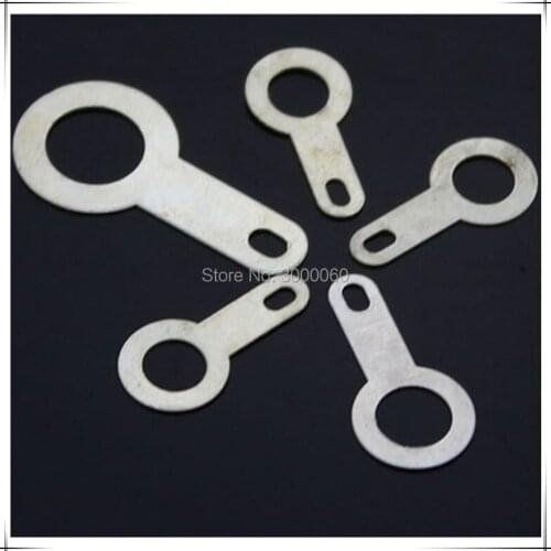 4.2mm Inner DIameter Tin Plated Brass Washer Gasket Single Head Brass Welding Washer Brass Lugs 500pcs/lot
