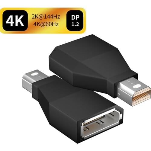 144Hz Mini Dispalyport cable Mini Dp mae to DP female adapter cable 4K/60HZ 2K/144Hz for Apple macbook pr air HP Dell Asus