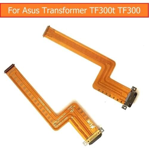 Genuine Date Charging Connector Jack Dock Flex Cable For Asus Transformer TF300 TF300T USB Charger port Flex Cable replacement