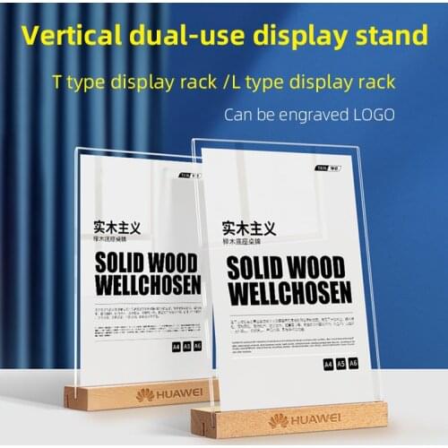 Display Stand A4 Acrylic Stands Leaflet Holder A6 Plastic POSTER INFORMATION SCHOOL Menu OFFICE Perspex Memo Clip Holder