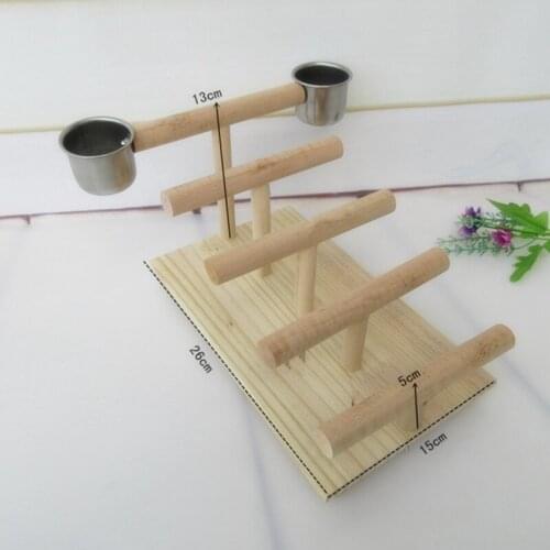 Bird Toys Wooden Ladders Scratcher Perch Climbing Stairs Hamsters Bird Cage Parrot Pet Toys Supplies Accesorios Para Pajaros