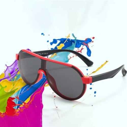 Sunglasses Kids Fashion Vintage Polarized UV400 Lens Protection Classic Sun Glasses For Children Babies Boys Girls Glasses S8290