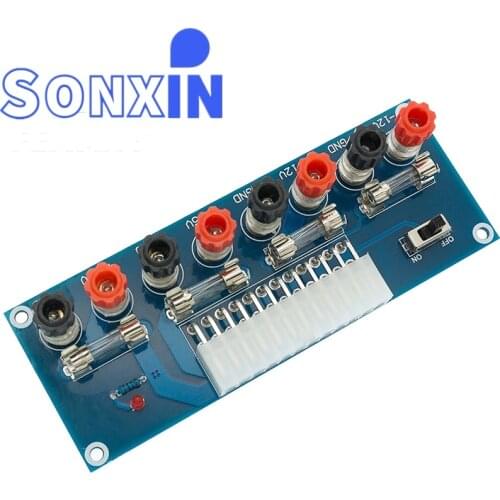 XH-M229 Desktop PC Chassis Power ATX Transfer to Adapter Board Power Supply Circuit Outlet Module 24Pin Output Terminal 24 pins