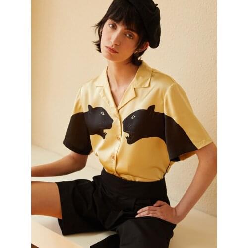 YANGYAN Leopard Blouses