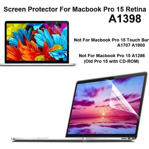 10pcs For Macbook Pro 15 Retina A1398 Matte Anti Glare Screen Protector Film MacbookPro Retina 15.4 Matt AntiGlare Guard Skin