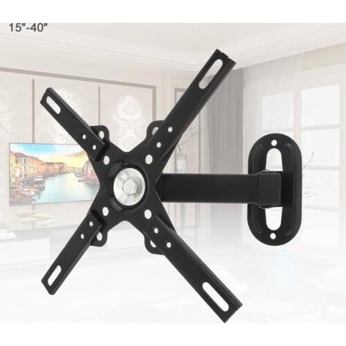 12KG Adjustable 14 - 32 Inch TV Wall Mount Bracket Flat Panel TV Frame Support 30 Degrees for LCD LED Monitor Flat Pan