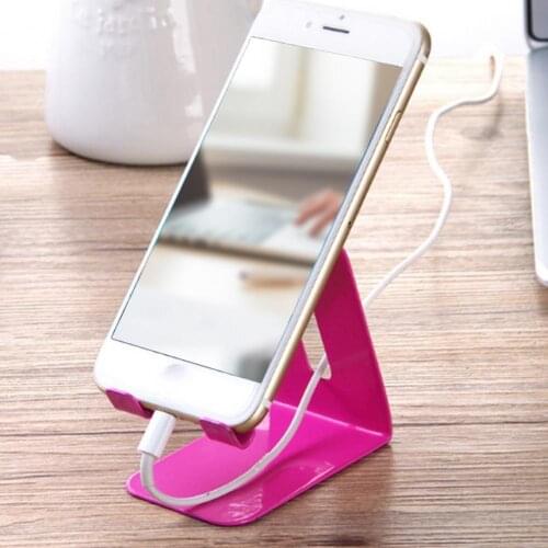 2021 Phone Holder Stand Mobile Smartphone Support Tablet Stand For IPhone Desk Cell Phone Holder Stand Portable Mobile Holder