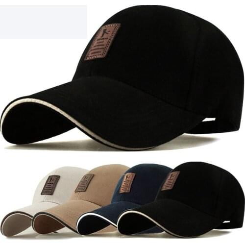 2021 New Luxury Mens Adjustable Baseball Cap Casual Leisure Hats Fashion Boy Snapback Hat Caps for men