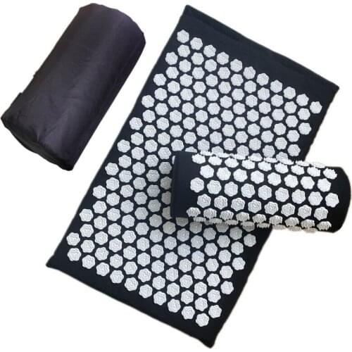 3 pads + pillow + Oxford cloth bag body massage pad relieve pressure tension pain acupuncture pad