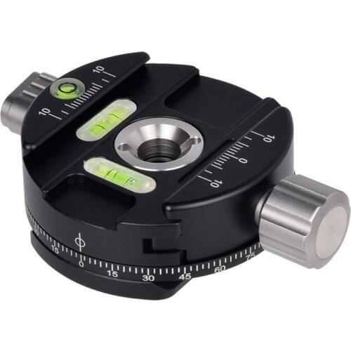 360 Degree Panoramic Panning Head Clamp Quick Release Plate for Tripod DSLR Camera