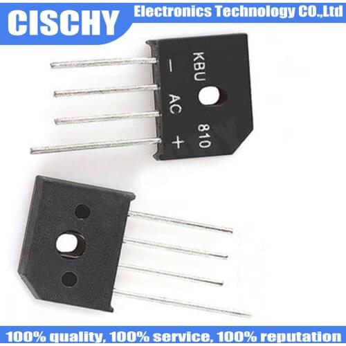 5PCS KBU1010 KBU-1010 10A 1000V diode bridge rectifier KBU1510 KBU-1510 KBU808 KBU-808 KBU810 KBU-810