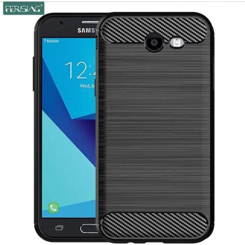 Case For Samsung Galaxy J3 Prime J327 Case Silicone TPU Bumper Shockproof Carbon Cover for Samsung Galaxy J3 Emerge/Eclipse Case