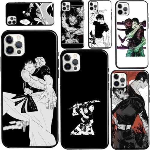 Toji Fushiguro Jujutsu Kaisen Case For iPhone 12 Pro Max mini 6S 7 8 Plus SE 2020 Case For iPhone 11 Pro Max XS X XR