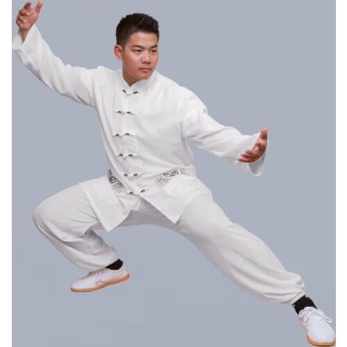 Men Women linen Tai Chi Kungfu Yoga Set Loose Sweatshirt+pant Jogger Outfit Meditation Martial Art casual workout Set Sportswear