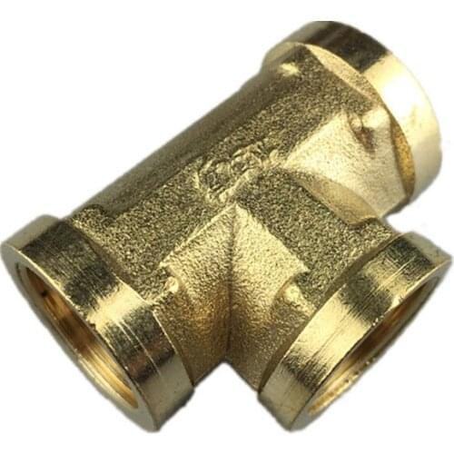 DN15 Brass pipe fittings Tee 3-Way G1/2" hardware plumbing fitting Free shipping