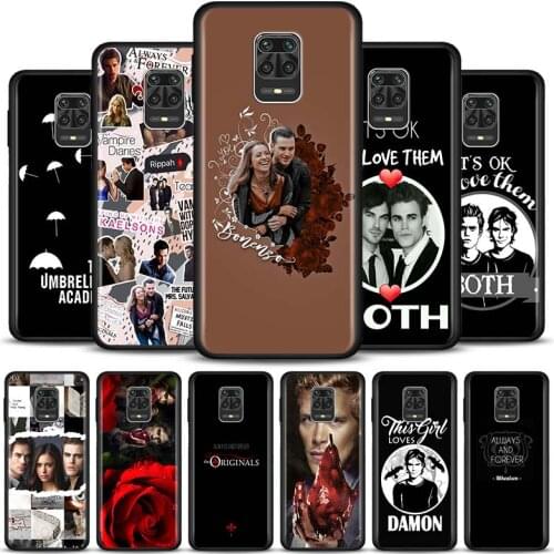 The Vampire Diaries Damon Fundas For Xiaomi Redmi Note 10 9 9s 9t 8 8t 7 Pro Shell for REDMI K40 K30 K20 9 Prime 9i 7a 6a Cases
