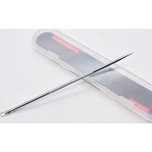 1Pcs Silver Blackhead Acne Needle Blemish Extractor Remover Stainless Needles Remove Tools Blackhead Remover