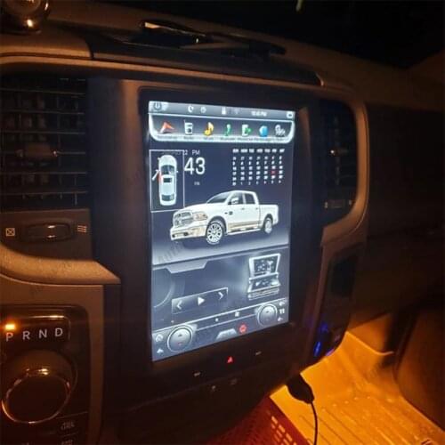 KUKUZ 4G+32G For DODGE RAM 1500 2500 3500 2k Screen 2013-2018 10.4" Android 9 Car Multimedia GPS Navi Stereo Car Video Carplay