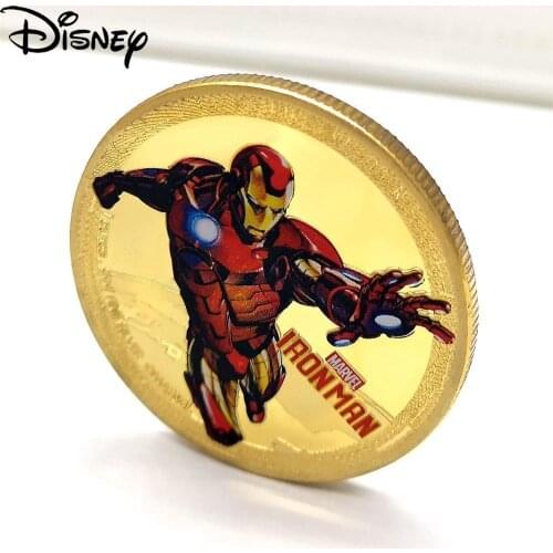 Disney Cartoon Marvel Avengers Transformers Iron Man Spiderman Small Exquisite Decorative Coin