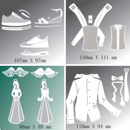 Blouse Princess Dress Metal Cutting Dies Stencils for DIY Scrapbooking Embossing Easter Decoration Paper Card Craft Die New 2019