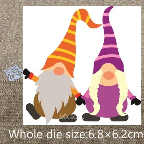 XLDesign Craft Metal Cutting Die cut dies Christmas cute gnome decoration scrapbook Album Paper Card Craft Embossing die cuts