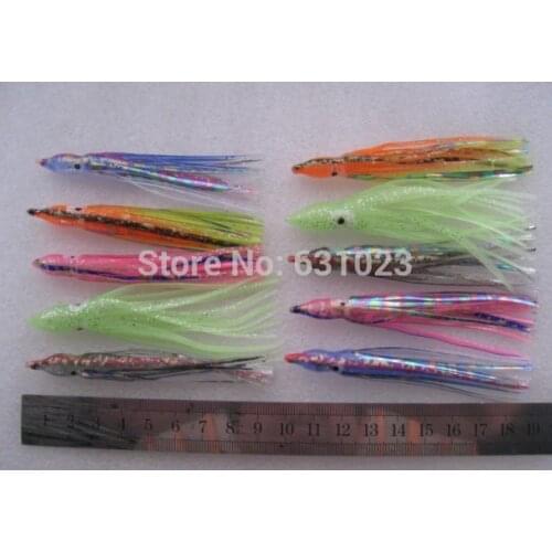 MR OCTOPUS 100pcs 9cm , fishing lure.soft lure , octopus lure, squid jigs, laser colour