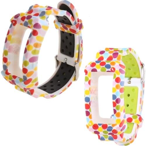 N7MF Silicone Watchband Strap With Protective Frame for samsung Gear Fit2 / Fit2 Pro