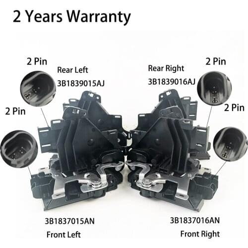 Door Lock Actuator Front left For VW SEAT CORDOBA SEAT IBIZA IV TRANSPORTER T5 VW POLO(9N_) oe 3B1 837 015AN 3B4 837 015