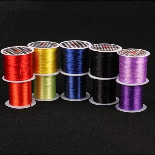 Black Elastic Line Slingshot Accessories Crystal Line 50 m Tied Slingshot Flat Rubber Band Special Line For Slingshot Catapult