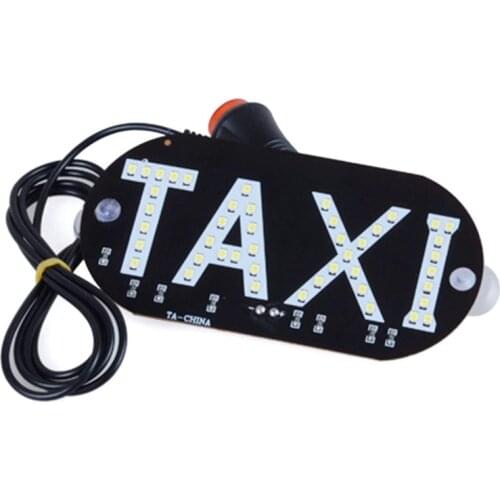 12V Taxi Led Car Windscreen Cab Indicator Brand New High Quality Energy Saving Long Life Lamp Sign 45LEDs Windshield Light Lamp