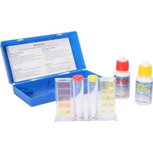 PH Chlorine Water Test Kit Tester Hydrotool Testing Kit Swimming Pool Hydroponics Aquarium Accessories