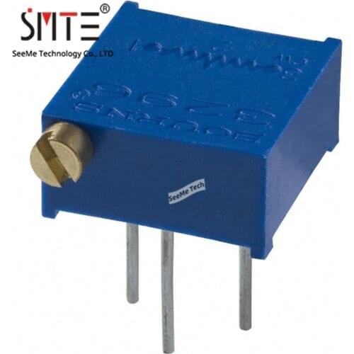 30pcs/lot 3296P-1-222LF TRIMMER 2.2KOHM 0.5W PC PIN SIDE New and original