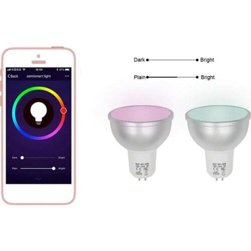 Smart Wifi Bulb APP Remote Control Voice Control GU10