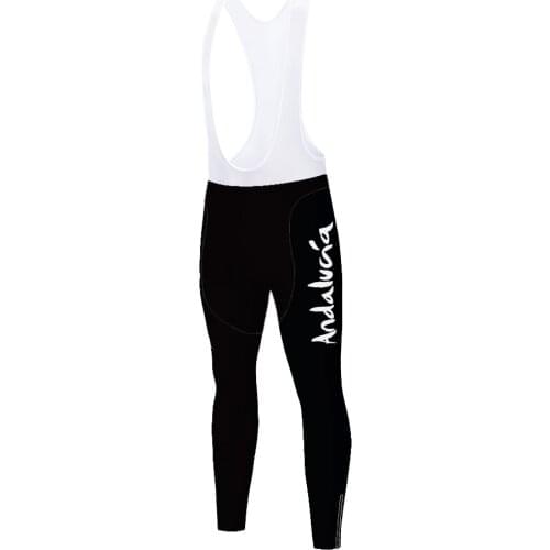 Andalucia Summer Spirng Culote Largo Gel Fahrradhose Bib Homme Pantalon Ciclismo Hombre Cycling Pants Men Fahrrad Hose Herren