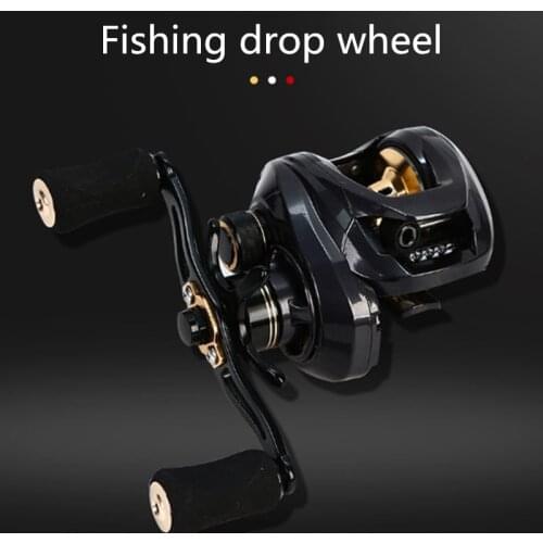 Waterproof rotating fishing reel long shot fishing reel Maximum fishing reel perch fishing high speed ratio left and right hand