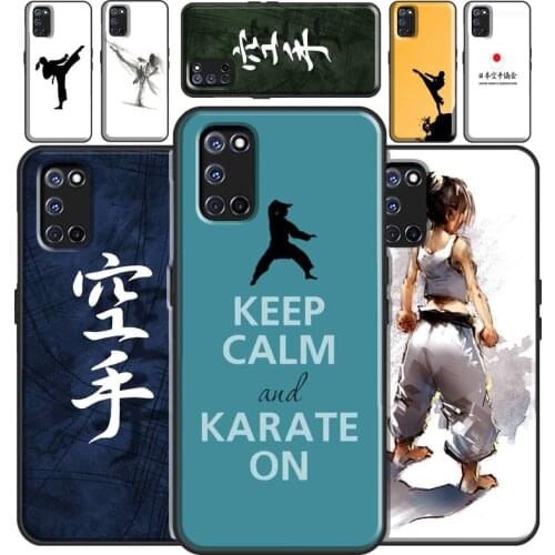 Karate Girl Japan Martial Case For OPPO A91 A83 A3S A5S A1K A52 A72 A31 A53 A5 A9 2020 Find X3 Pro F5 F7 A15 Cover