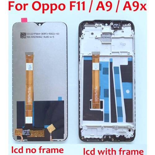Good Work For OPPO F11 / A9 / A9x 6.53" LCD Display Touch Screen Digitizer Assembly Replacement Parts F 11 CPH1913 CPH1911 LCDs