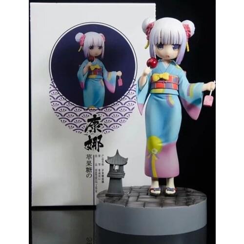 Anime Miss Kobayashis Dragon Maid Kanna Kamui Action Figure Kimono Version PVC Collectible Model Gift