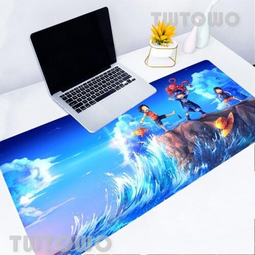 One Piece Mouse Pad Custom New Mouse Pad Cartoon Anti-slip Lovely Anime Soft Art Laptop Mice Pad Keyboard Pad Desktop Mouse Pad