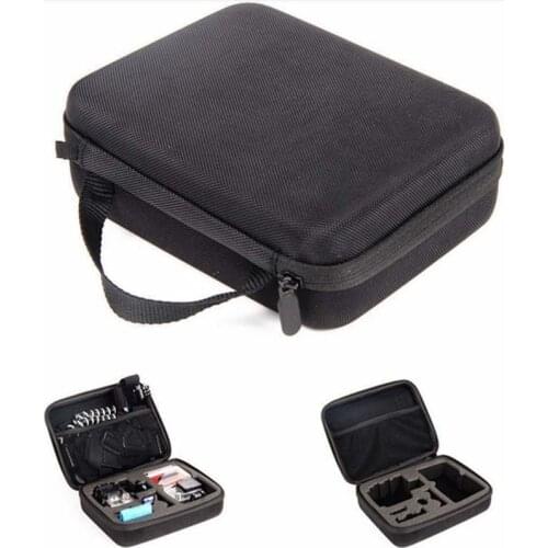 Portable Storage Small EVA Action Camera Case for GoPro Hero 9 8 5 Black Xiaomi Yi 4K Sjcam Sj4000 Eken H9r Box Go Pro Accessory