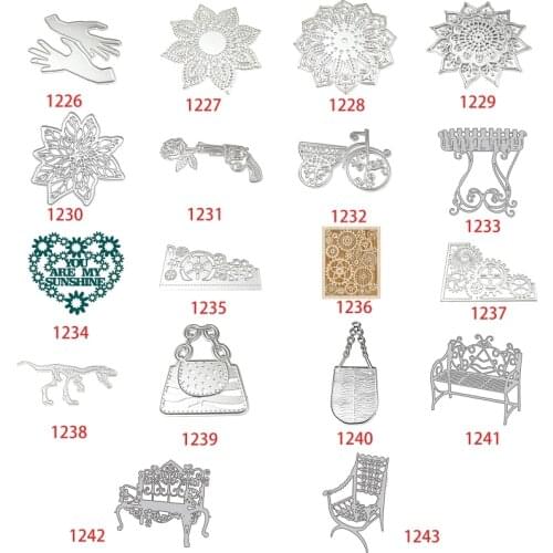 Flower Metal Cutting Dies Stencil Scrapbooking DIY Album Stamp Paper Embossing 11UA