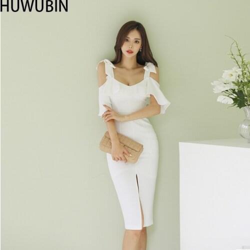 Летние платья с разрезом HUWUBIN China At AliExpress