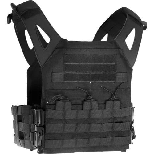 JPC Hunting Vest Armor Plate Carrier With Quick Release Buckle ROC Rapid Open Connector Molle System Airsoft Gear 1000D Nylon
